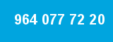 964 077 72 20 964 077 72 20